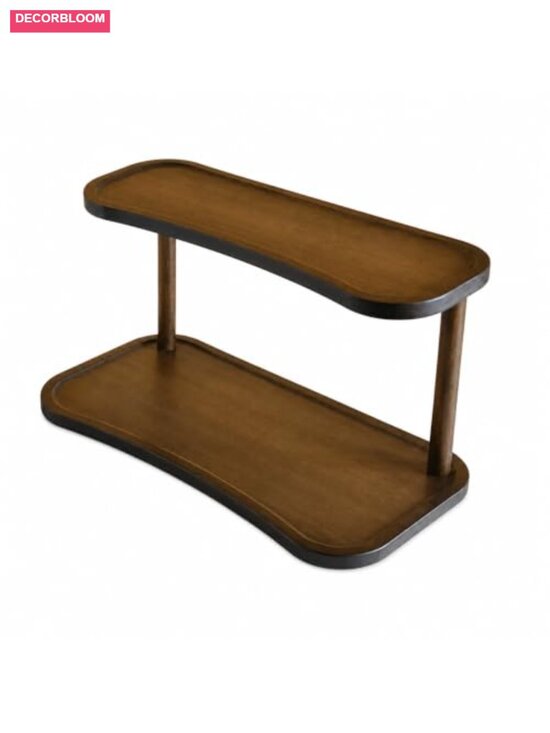 Other - Bamboo 2-Tier Desktop Organizer Shelf for Makeup, Perfume, Office Supplies